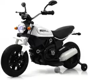 Детский электромотоцикл RiverToys Z111ZZ (белый) icon