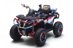 Детский электроквадроцикл RiverToys Z111ZZ (русский медведь) фото