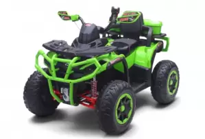 Детский электроквадроцикл RiverToys Z111ZZ (зеленый) фото