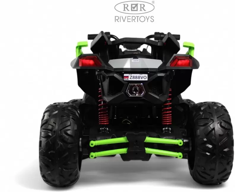 Детский электроквадроцикл RiverToys Z888VO 4WD (серый) фото