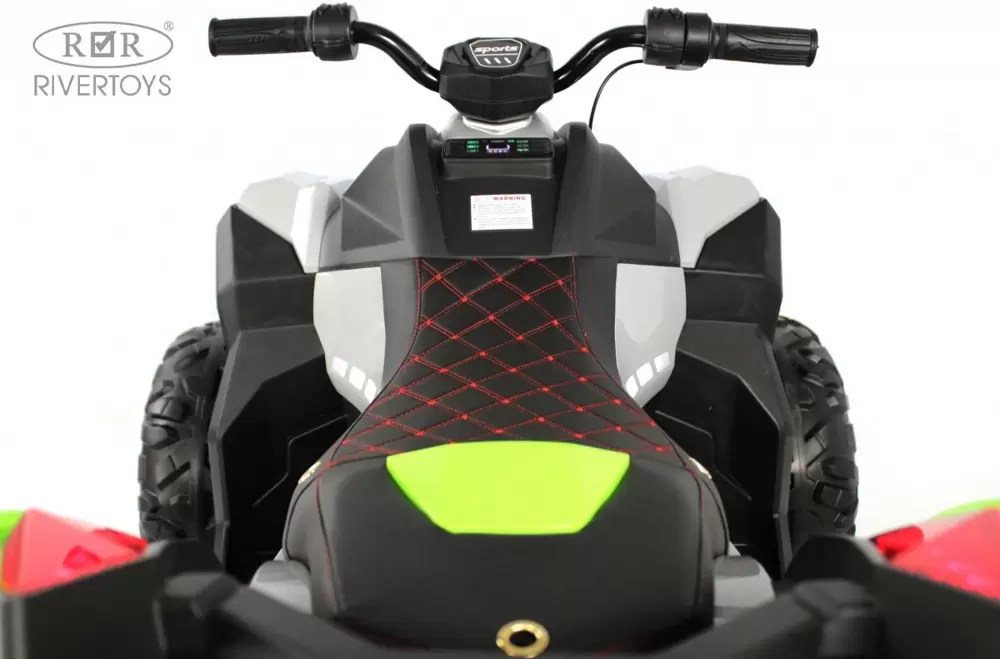 Детский электроквадроцикл RiverToys Z888VO 4WD (серый) фото