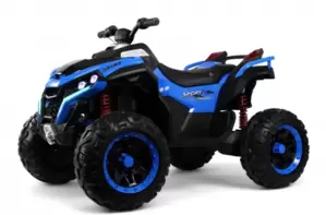 Детский электроквадроцикл RiverToys Z888VO 4WD (синий) фото