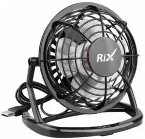 Вентилятор Rix RDF-1500USB (черный) фото