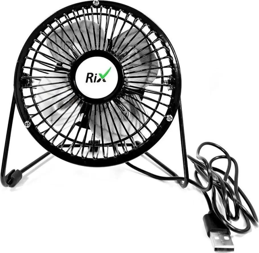 Вентилятор Rix RDF-1501USB (черный) фото