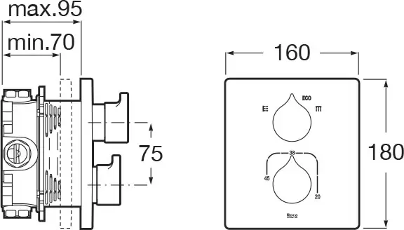 Смеситель Roca Insignia A5A0C3ARG0 фото