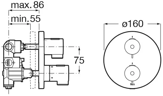 Смеситель Roca T500 A5A2K18C00 фото