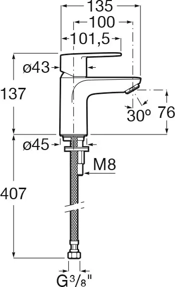 Смеситель Roca Victoria Plus A5A324FC00 фото
