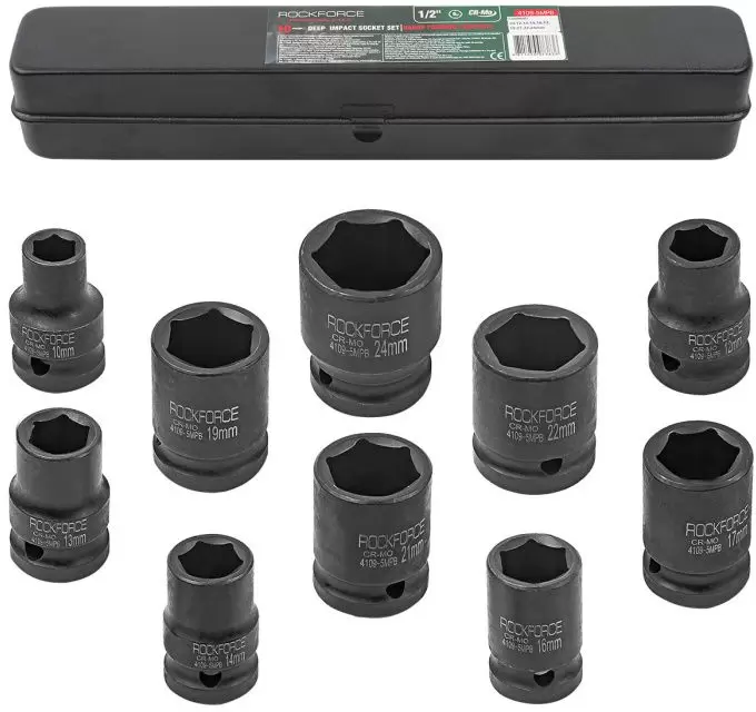 Набор головок RockForce RF-4109-5MPB (10 предметов) фото