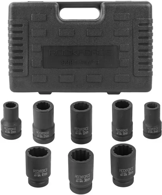 Набор головок RockForce RF-8081-9MPB (8 предметов) фото