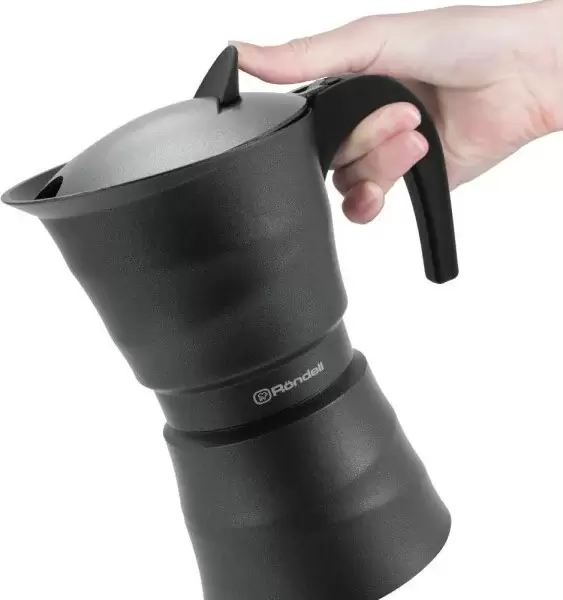 Гейзерная кофеварка Rondell Pacific Grey RDA-1901 фото 2