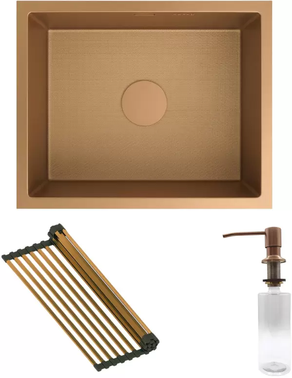 Кухонная мойка Roxen Uno 560210-54-BRS фото