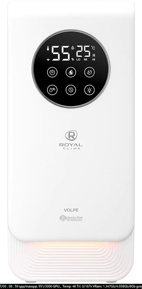 Увлажнитель воздуха Royal Clima RUH-VP270/6.5E-WT фото