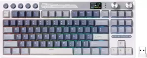 Клавиатура Royal Kludge M87 RGB Ocean Blue (RK Cream) фото