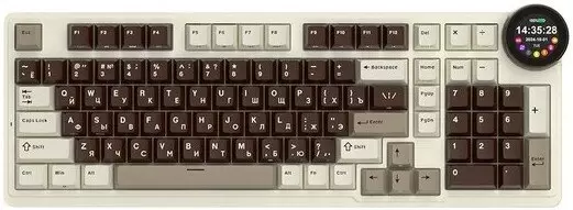 Клавиатура Royal Kludge N99 Mokko Grey (RK Cream) фото