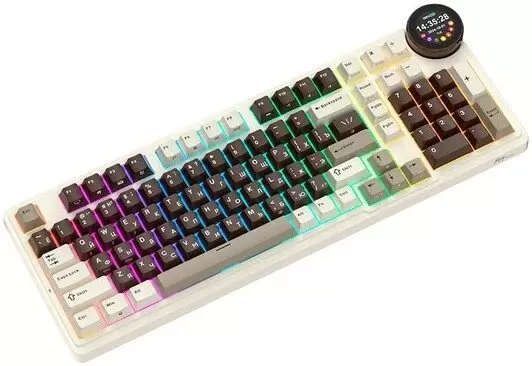 Клавиатура Royal Kludge N99 Mokko Grey (RK Cream) фото