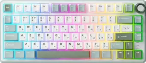 Клавиатура Royal Kludge R75 RGB Sky Cyan (RK Brown) фото