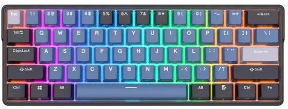 Royal Kludge RK61 Plus RGB (черный, RK Cyan)