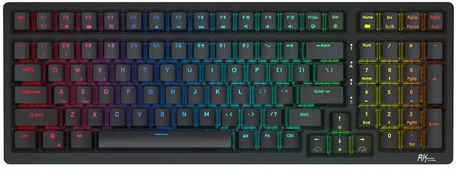 Royal Kludge RK98 RGB (черный, RK Red)