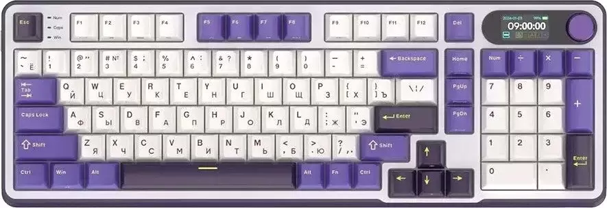 Royal Kludge RK-S98 RGB Blackberry (RK Brown)