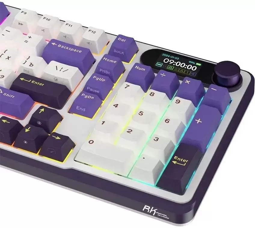 Клавиатура Royal Kludge RK-S98 RGB Blackberry (RK Brown) фото