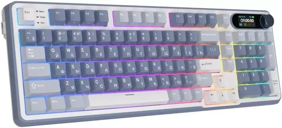 Клавиатура Royal Kludge RK-S98 RGB Ocean Blue (RK Cream) фото