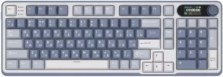 Клавиатура Royal Kludge RK-S98 RGB Ocean Blue (RK Cream) фото