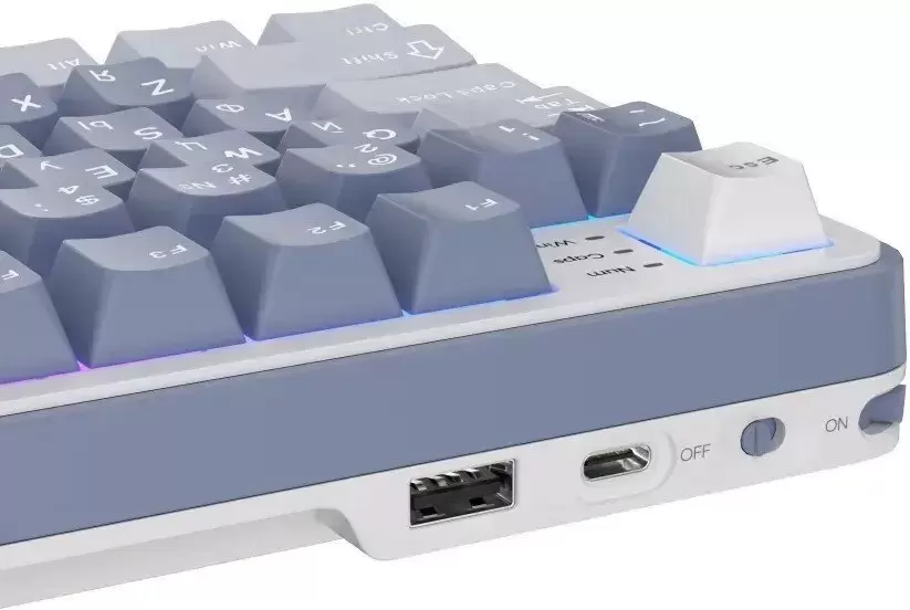 Клавиатура Royal Kludge RK-S98 RGB Ocean Blue (RK Cream) фото