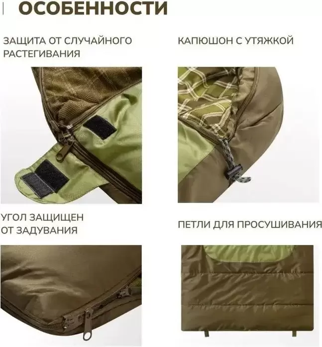 Спальный мешок RSP Outdoors Chill 300 Big L (молния слева) фото