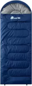 Спальный мешок RSP Outdoors Sleep 350 L (синий, 220x80см, молния слева) фото