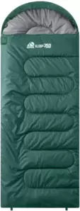 Спальный мешок RSP Outdoors Sleep 350 L (зеленый, 220x80см, молния слева) фото