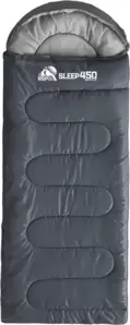 Спальный мешок RSP Outdoor Sleep 450 L RipStop 2024 (серый, 220x75см, молния слева) фото
