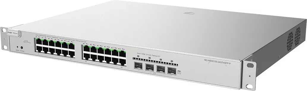 Управляемый коммутатор 3-го уровня Ruijie Networks RG-NBS5100-24GT4SFP-P фото