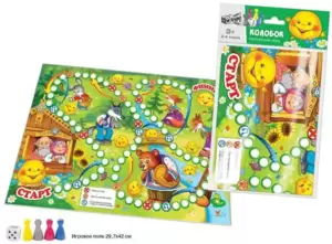Настольная игра Русский стиль Бродилка в пакете Колобок RS-07116