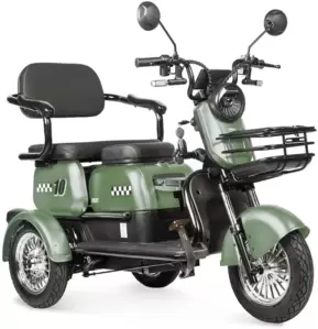 Электротрицикл Rutrike Бумеранг (зеленый) фото