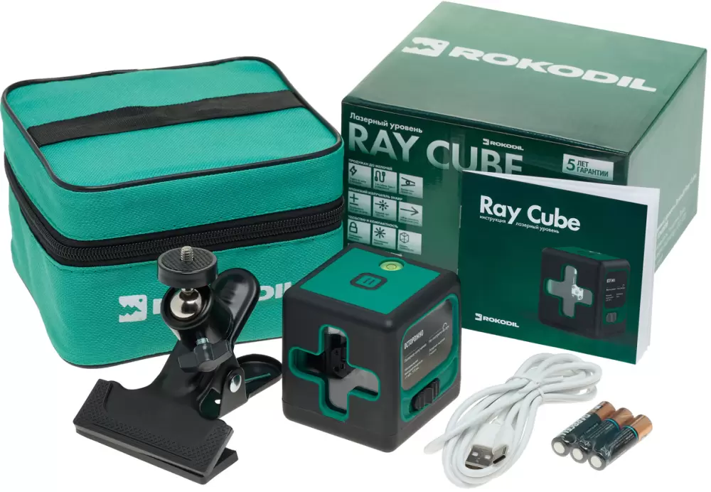 Лазерный нивелир Rokodil Ray Cube фото