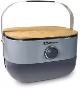 Портативный газовый гриль Sahara Mini BBQ (серый)