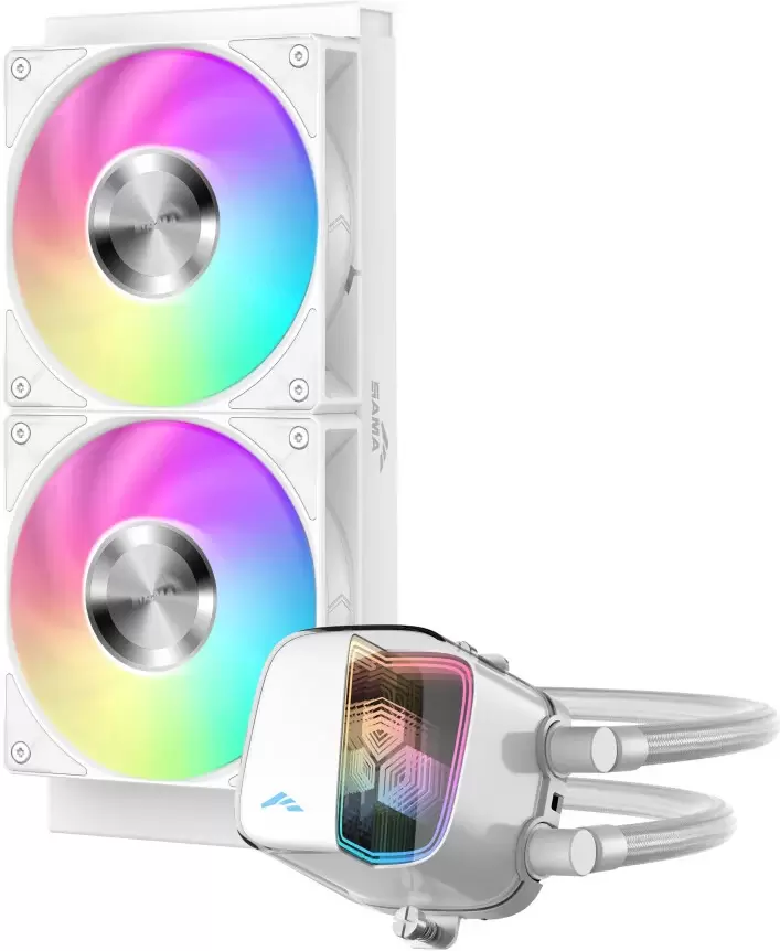 Система жидкостного охлаждения для процессора Sama L70 240 (белый) фото