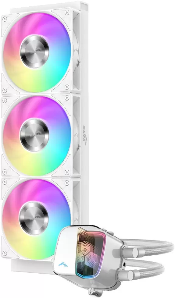 Система жидкостного охлаждения для процессора Sama L70 360 (белый) фото