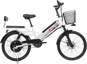 Электровелосипед SameBike Е-Alfa New SB-E-ALFA350-36/10 (белый) фото