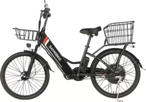 Электровелосипед SameBike Е-Alfa New SB-E-ALFA350-36/10 (черный) фото