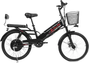 Электровелосипед Samebike Е-Alfa New со стальной рамой SB-E-ALFA500-48/13 (черный) фото