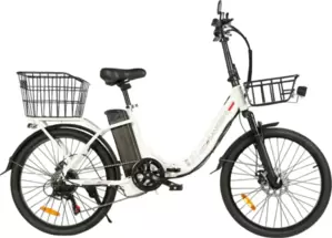 Электровелосипед SameBike M100 (белый) фото