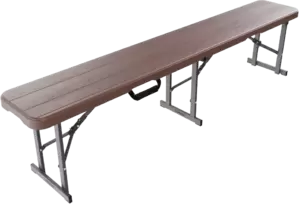 Скамья складная SAMMAN Van T 183x30x43 (дерево, коричневый) фото