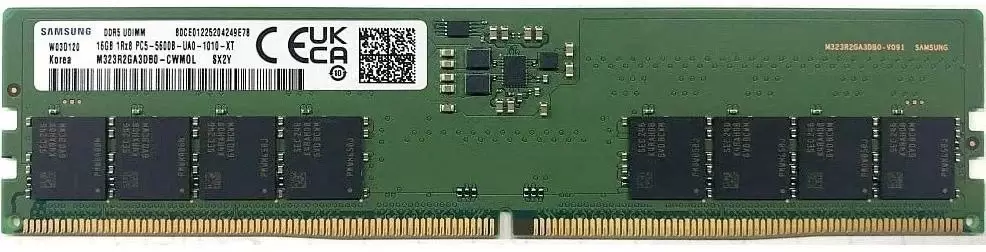 Samsung 16ГБ DDR5 5600 МГц M323R2GA3EB0-CWMOL