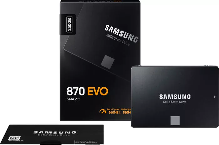 Жесткий диск SSD Samsung 870 EVO (MZ-77E250BW) 250Gb  фото 5