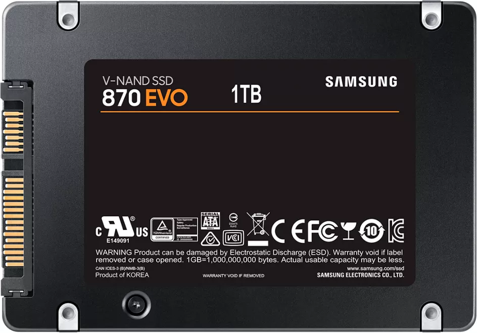 Жесткий диск SSD Samsung 870 Evo 1Tb MZ-77E1T0BW фото 5