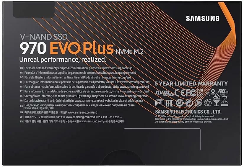 Жесткий диск SSD Samsung 970 EVO Plus (MZ-V7S2T0BW) 2000Gb фото 5