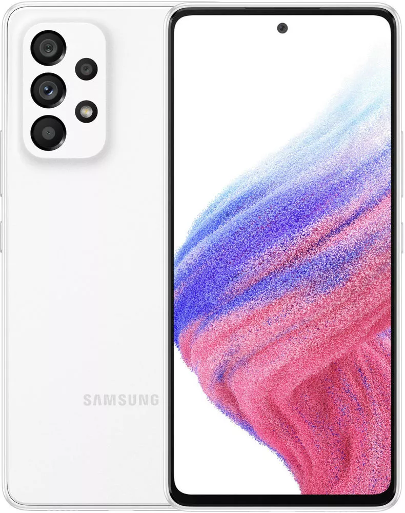 Смартфон Samsung Galaxy A53 5G 8GB/128GB белый (SM-A536B/DS) купить  недорого в Минске, цены – Shop.by