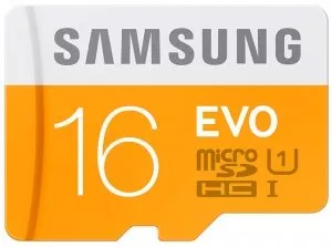 Карта памяти Samsung Evo microSDHC 16Gb (MB-MP16DA/RU) фото