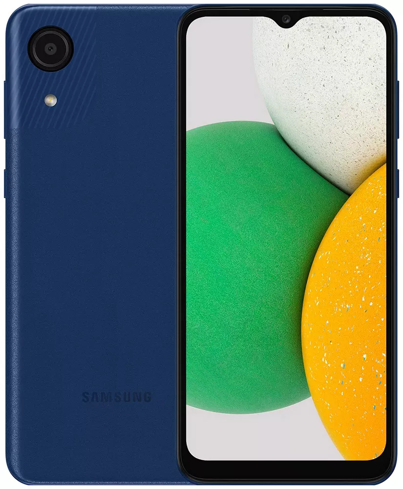 Смартфон Samsung Galaxy A03 Core 2GB/32GB синий (SM-A032F/DS) купить  недорого в Минске, цены – Shop.by